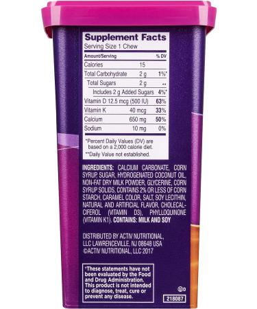 Viactiv Calcium Soft Chews 200ct - Milk Chocolate & Caramel Flavor - Buy Online on GoSupps.com