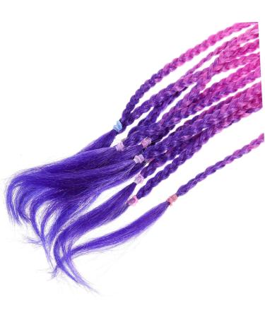 FRCOLOR Wig Ponytail Extension for Women Hair Women Hair Extensions Rainbow Hair Extension Long Braided Hairpiece Hair Extensions for Braids Women's High Temperature Wire Girl Decorate - Buy Online on GoSupps.com