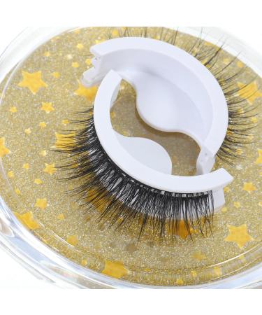 PATKAW 4 Pairs Reusable Self Adhesive Eyelashes Without Glue Natural Fluffy False Eyelashes Self Sticking No Glue Eyelashes for Women - Buy Online on GoSupps.com