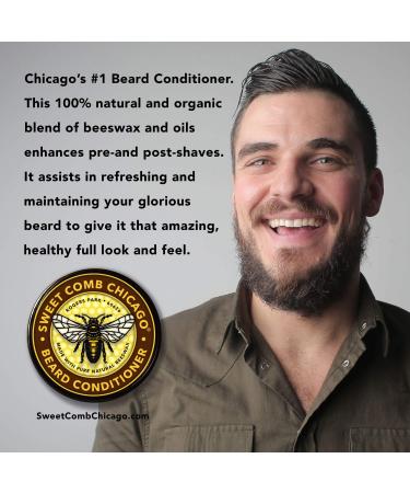 Beeswax Beard Conditioner - Natural Leave-In Care for Strong & Soft Beards | Perfect Gift for Father's Day Birthdays Christmas - 4 oz - Buy Online on GoSupps.com