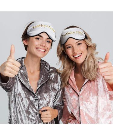 10-Piece Sublimation Eye Sleep Coverings Set - Beige & White Silk Blindfolds with Adjustable Strap for Sleeping, Travel, and Meditation - Buy Online on GoSupps.com