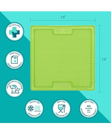 LickiMat Classic Soother Dog Feeding Mat for Anxiety Relief - Turquoise - Buy Online on GoSupps.com
