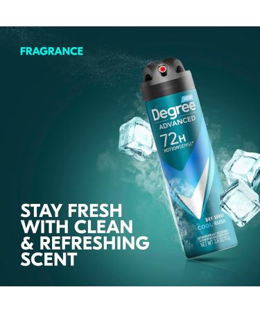 Buy Degree Men Antiperspirant Deodorant Dry Spray - Cool Rush with MotionSense Technology (3.8 oz) | International Shipping Available - Buy Online on GoSupps.com