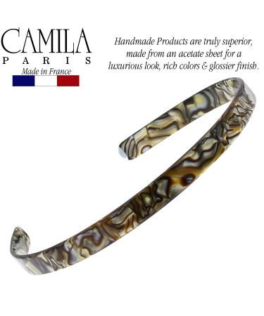 Camila Paris CP2005 Handmade Onyx French Headband for Women - Strong Hold Grip, Lightweight & Flexible - No Slip Styling Hair Accessory - Made in France (Medium, Pack of 1) - Buy Online on GoSupps.com