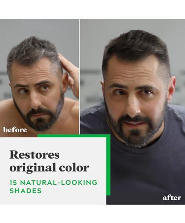 Just For Men Control GX Grey Reducing Shampoo Gradually Colors Hair 118ml (1 Count) (Packaging May Vary) & Just For Men Shampoo-In Color Grey Hair Coloring for Men - Real Black H-55 (1 Count) - Buy Online on GoSupps.com