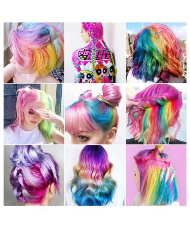 Comblor Temporary Hair Color Set - 5 Colors Hair Wax Dye for Kids, Ideal Gifts for Birthday & Holidays - Halloween, Christmas, Cosplay - 2.11 Fl Oz (Pack of 5) - Buy Online on GoSupps.com