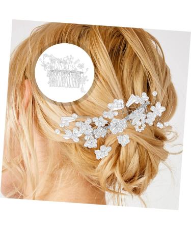 Beaupretty Accessories hair comb cheongsam hair accessories bride hair clip traditional hair accessories wedding hair side comb flower headpiece bridal hair side comb bridesmaid Metal Comb - Buy Online on GoSupps.com
