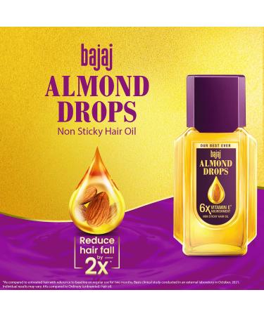 Bajaj Almond Drops Premium Hair Oil 100ml - Enriched with Real Almond Extracts - Buy Online on GoSupps.com