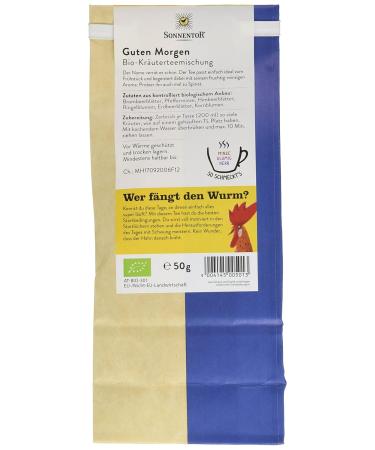 Sonnentor Good Morning Organic Herbal Tea - 50g | Premium Herbal Blend for Energizing Mornings | International Shipping Available - Buy Online on GoSupps.com