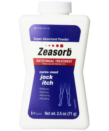 Zeasorb Antifungal Treatment Powder, Jock Itch 2.5 Oz (3 Pack)