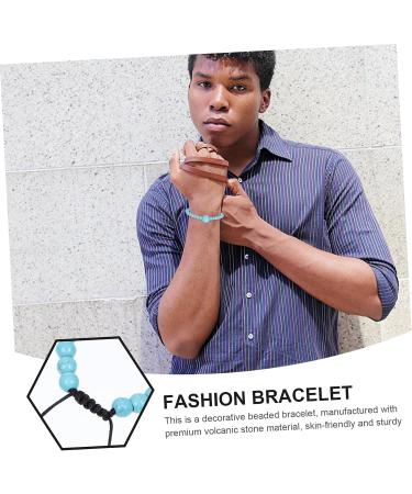 Cabilock 4pcs Anti Motion Sickness Moonstone & Volcanic Bead Set for Travel Decor - Handmade - Buy Online on GoSupps.com