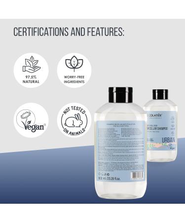 Micellar Anti Pollution Shampoo - Vegan 97.5% Natural Coconut Oil & Mulberry Detox & Moisturizing for All Hair Types - 20.3 Fl Oz - Buy Online on GoSupps.com