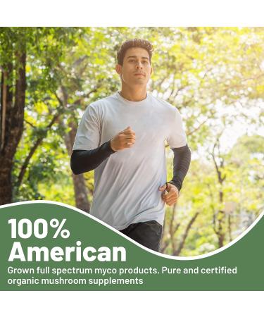 Aloha Medicinals Pure Agaricus Blazei 500mg - 90 Vegetarian Capsules | Certified Organic - Buy Online on GoSupps.com