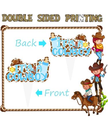 Cowboy Cupcake Cake Toppers Western Theme Cake Topper Cowboy Cake Picks Cake Decoration for Kids Cowboy Birthdays Party Cowgirl Party Supplies Western Decorations - Buy Online on GoSupps.com