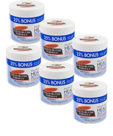 Palmer's Cocoa Butter Jar with Vitamin E - 4.4 oz (Pack of 6) | Nourishing Skin Moisturizer | International Shipping Available - Buy Online on GoSupps.com