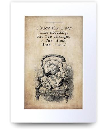 HWC Trading A4 Alice in Wonderland Nursery Prints - Set of 6 Decorative Gifts for Baby's Room Decoration - Buy Online on GoSupps.com