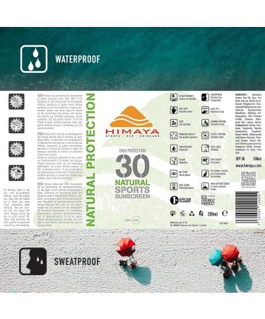HIMAYA Bio Sunling Cream LSF 30 - Natural & Eco-Friendly Sun Protection | 30ml | Refillable Mineral UV Protection | Water-Resistant & Reef-Safe for Sports & Leisure - Buy Online on GoSupps.com