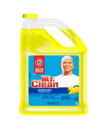 Mr. Clean Multi Surfaces Antibacterial Liquid Cleaner Summer Citrus 128 Oz