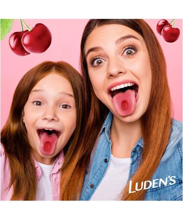 Luden's Sugar-Free Wild Cherry Throat Drops 25ct (Pack of 6) - Soothing Relief for Sore Throats - Buy Online on GoSupps.com
