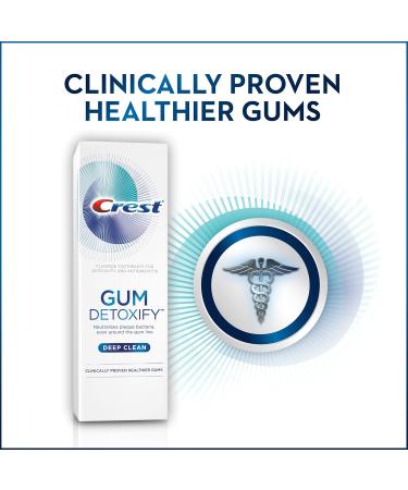 Crest Gum Detoxify Deep Clean Toothpaste 4.1 oz (Pack of 2) - Buy Online on GoSupps.com