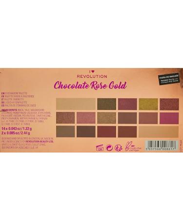 I Heart Revolution Eyeshadow Palette - I Heart Chocolate Rose Gold | Buy Online - International Shipping Available - Buy Online on GoSupps.com