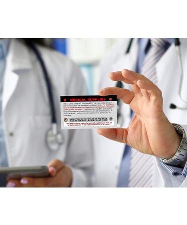 Insulin Diabetic Supplies Medical Alert Luggage Tags - DOT & ACAA Regulated (Qty 2) - Buy Online on GoSupps.com