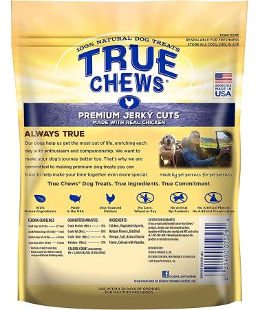 True Chews Natural Dog Treats - Healthy & Delectable Snacks for Your Furry Friend - Buy Online on GoSupps.com