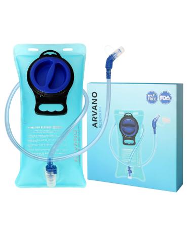 Arvano drinking bladder 2l BPA free drinking system drinking bag for drinking bags water bladder with hike for hiking motorcycle MTB bike discharge hydration bladder