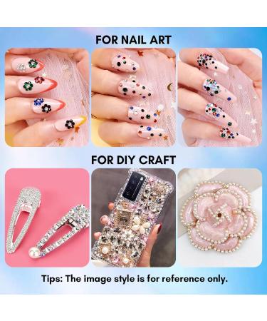 Blue Rhinestone Nail Gems - Makartt Crystal Rhinestones for DIY Nail Art & Makeup - Buy Online on GoSupps.com