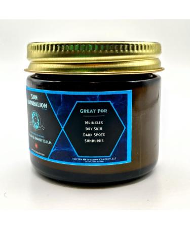 Tallow & Honey Balm - Methylene Blue Infused Lavender Scent | 100% Grass-Fed Beef Tallow & Organic Ingredients for Dry Skin & Sunburn Relief - International Shipping Available - Buy Online on GoSupps.com