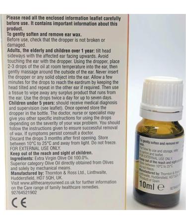 Care+ Olive Oil Eardrops 10ml - Buy Online on GoSupps.com