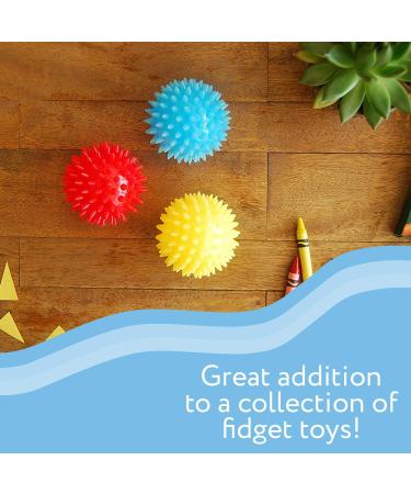 10-Pack Spiky Sensory Balls - Squeezy & Bouncy Fidget Toys/Sensory Toys - BPA/Phthalate/Latex-Free - Buy Online on GoSupps.com