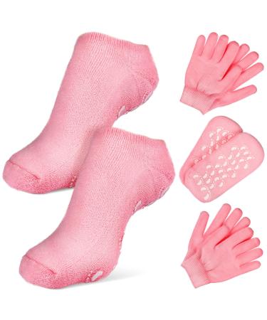 COHEALI 2 Sets Spa Moisturizing Socks Hand Moisture Gloves Foot Nail Tools Spa Socks Overnight Moisturizing Gloves Foot Care Socks Cotton Skin Skin Care Products