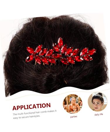PLAFOPE Bridal Headwear Hair Side Comb Decorative Hair Combs for Women Accessories Rhinestone Hair Combs Bridal Hair Comb Hair Combs for Women Decorative Hair Combs for Wedding - Buy Online on GoSupps.com