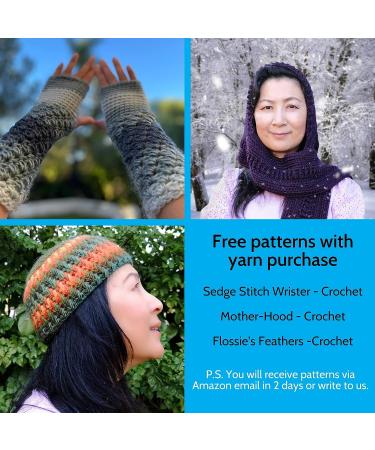 Wool Wonders Super Soft Variegated Yarn 400g/640yds (Flaming Orange) - Medium Heavy Worsted/Aran Weight - 30% Australian Wool, 70% Acrylic - Ideal for Knitting and Crochet - Buy Online on GoSupps.com