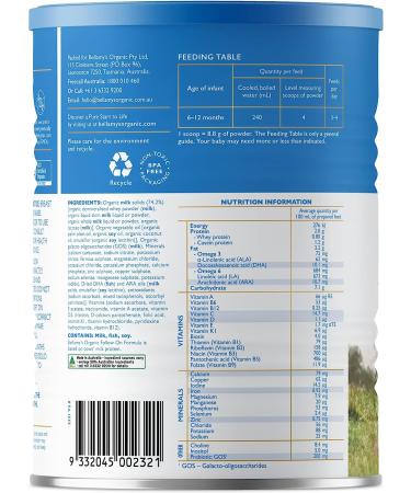 Bellamy's Organic Step 2 Follow-On Formula 6-12m | Buy Online at [Your eCommerce Company Name] - Buy Online on GoSupps.com