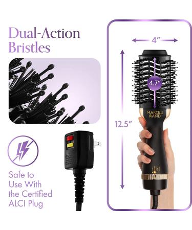 2-in-1 Volumizing Hair Dryer Brush for Women | Oval Blow Dryer Brush 75MM | Includes Hard Travel Case and Gift Box - Buy Online on GoSupps.com