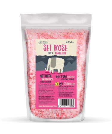 Pink Himalayan Salt, Coarse Grain. (1700Gr) 100% Natural, No Additives, Unrefined. High Trace Element Content. Used For Seaso