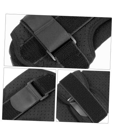 Plantar Sleep Sock & Night Splint for Drop Foot Support | Adjustable Orthotics for Foot Pain Relief - 40x26cm Black - Buy Online on GoSupps.com