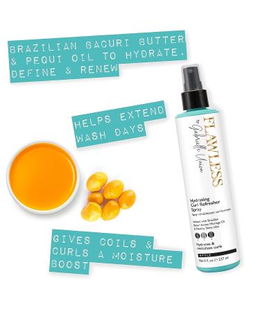Flawless by Gabrielle Union Hydrating Curl Refresher Hair Spray 8 OZ - For Curly and Coily Hair - Buy Online on GoSupps.com