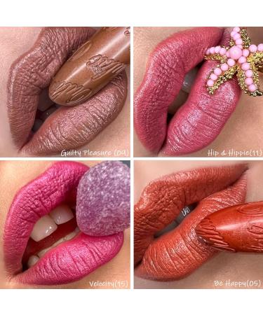 OULAC Metallic Shine Glitter Lipstick in Pink - Long-Lasting, Vegan & Cruelty-Free Lip Color 4.3g - HIP & HIPPIE - Buy Online on GoSupps.com