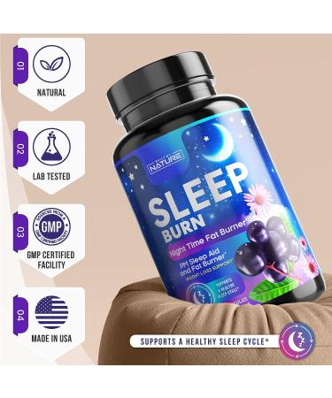 Night Time Fat Burner - Fast-Acting Weight Loss Appetite Suppressant Metabolism Booster and Sleep Support - Carb Blocker and Belly Fat Reducer - Green Coffee Bean Ashwagandha & More - 60 Capsules - Buy Online on GoSupps.com