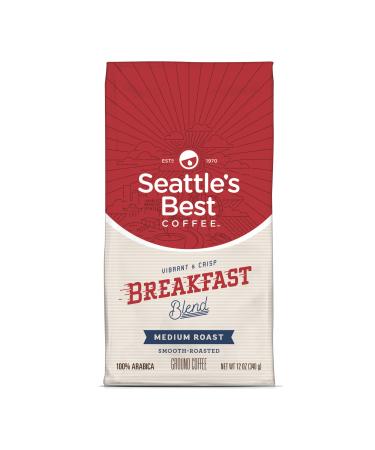 Seattles Best Coffee Breakfast Blend Medium Roast Smooth Roasted Ground Coffee 340g