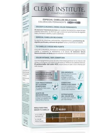 Colour Clinuance | Hair Dye for Delicate Hair | Ammonia Free Permanent Hair Color | Intense Color | 100% Coverage | Dermatologically Tested | 7.0 Blonde - Buy Online on GoSupps.com