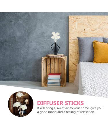 Yarnow 12-Pack Chrysanthemum Aroma Rattan Reed Diffuser Sticks - Essential Oil Aromatherapy for Home Decor - White Flower Fragrance - Buy Online on GoSupps.com