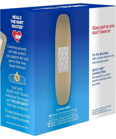 BAND-AID Sheer Strips Assorted 80 Count | Buy Internationally for Fast Shipping - Buy Online on GoSupps.com