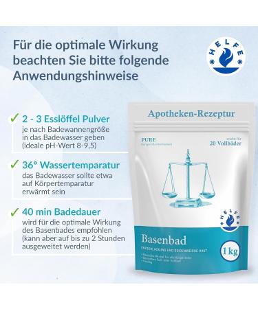 Help Base Pool Salt (1kg) - Detox & Skin Care - Ideal for Baths Foot Baths & Body Wrapping | International Shipping - Buy Online on GoSupps.com