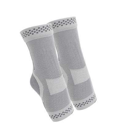 Oumefar Ankle Brace Compression Sleeve & Socks - Breathable Support for Volleyball & Stability Relief - 1 Pair - Buy Online on GoSupps.com