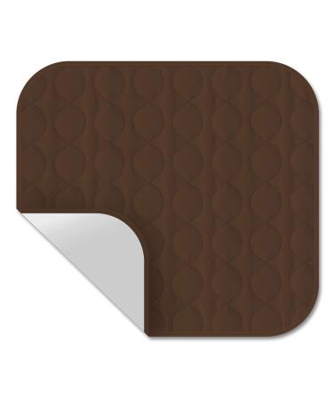 RMS Washable & Reusable Incontinence Chair Pad, Seat Protector & Bed Pad (Brown)
