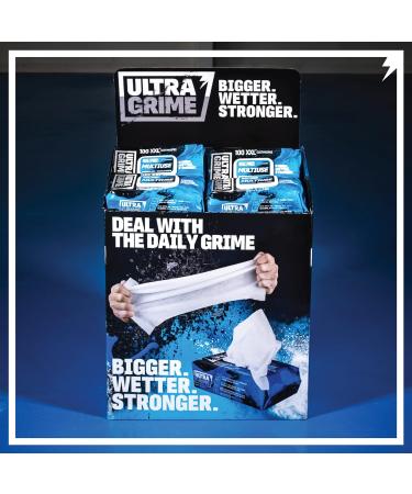 Arctic Hayes BGW2448 Big Wipes Anti-Bacterial Power Spray 1 Litre Black & UltraGrime PRO Multiuse Cleaning Wet Wipes - Big Professional Disposable Wipes - Buy Online on GoSupps.com